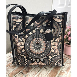 NWT HIPPIE Nanette Lepore Athena Mosaic Floral Shoulder Bag BOHO Retails $98